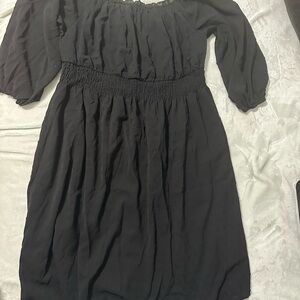 Black Off-Shoulder Dress